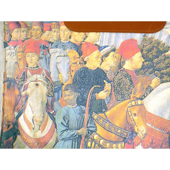 Manifattura di Signa Waxed Cotton Renaissance Print Tote - Picture 8 of 16